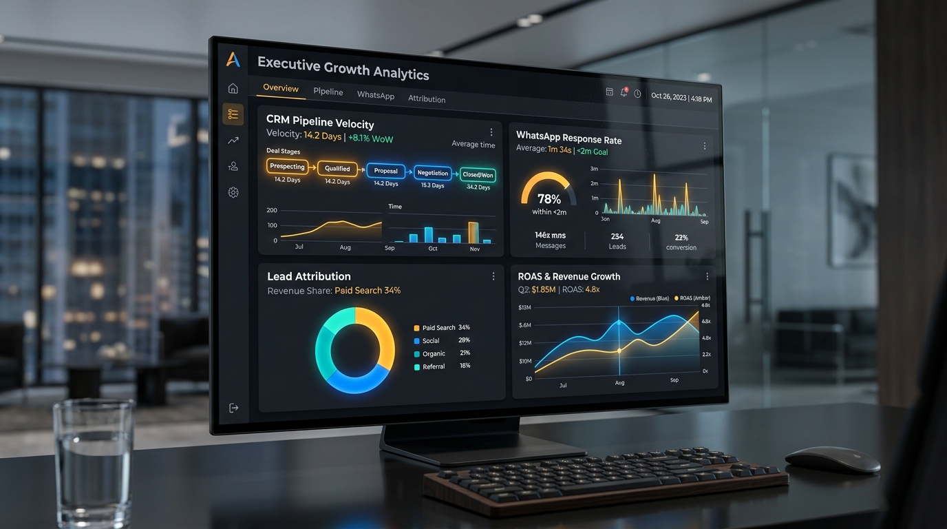Dashboard Executivo de Growth Analytics